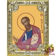 Икона освященная &quot;Павел апостол&quot; ,18х24см со стразами, 18x24 см