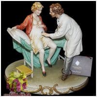Статуэтка фарфоровая &quot;Врач акушер&quot;. Высота 22 см. Porcellane Principe Италия