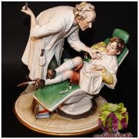Статуэтка фарфоровая &quot;Врач стоматолог&quot;. Высота 22 см. Porcellane Principe Италия