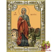 Икона освященная &quot;Марина великомученица&quot;, 18x24 см, со стразами