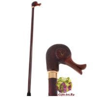Трость из дерева с ручкой из акрила. Селезень. Италия