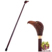 Трость из дерева с ручкой из акрила. Сокол. Италия