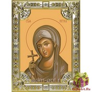 Икона освященная &quot;Параскева -Петка Сербская,Болгарская преподобная&quot;, 18x24 см, со стразами