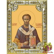Икона освященная &quot;Иоанн Златоуст ,архиепископ Константинопольский святитель (Иван)&quot; ,18х24см со стразами, 18x24 см