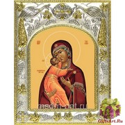 Икона освященная &quot;Владимирская икона Божией Матери&quot;, 14x18 см