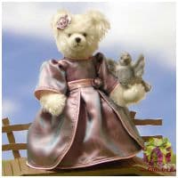 Мишка Hermann Золушка Aschenputtel Cinderella коллекционный Ограниченный тираж 250 штук Германия Высота 32 см