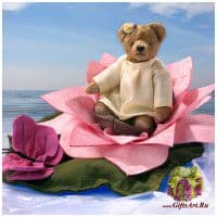 Коллекционный медведь Hermann Дюймовочка Daumelinchen Ограниченный тираж 500 штук, 15 см, Германия