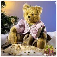 Коллекционный медведь Hermann Девочка со спичками Ограниченный тираж 500 штук, 24,5 см, Германия