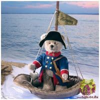 Коллекционный медведь Hermann Стойкий оловянный солдатик Zinnsoldat Ограниченный тираж 500 штук, 22 см, Германия