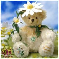 Мишка Hermann Ромашка Camomile серия Дитя цветов Ограниченный тираж 500 штук, 37 см, Германия