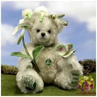 Мишка Hermann Орхидея Orchid серия Дитя цветов Ограниченный тираж 500 штук, 37 см, Германия