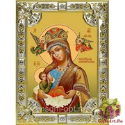 Икона освященная &quot;Млекопитательница икона Божией Матери&quot;, 18x24 см, со стразами