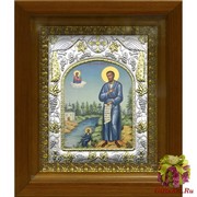 Икона освященная &quot;Семён, Симеон Верхотурский праведный&quot;,в киоте 20x24 см, 20x24 см