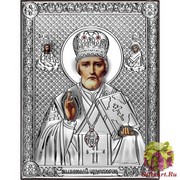 Икона освященная &quot;Николай Чудотворец архиепископ Мир Ликийских&quot;, 14x18 см