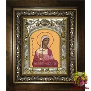 Икона освященная &quot;Галина Корифская мученица&quot;, 14x18 см, в деревянном киоте 20x24 см, 20x24 см