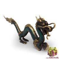Императорский дракон. Бронза. Ручная работа. Длина 27 см