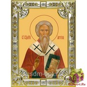 Икона освященная &quot;Антипа Пергамский, епископ, священномученик&quot;, 18x24 см со стразами, 18x24 см