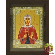 Икона освященная &quot;Кристина(Христина) мученица&quot;, 18x24 см, со стразами, в деревянном киоте 24x30 см, 24x30 см