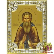 Икона освященная &quot;Сергий(Сергей) Радонежский преподобный&quot;, 18x24 см, со стразами