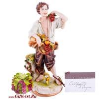 Статуэтка фарфоровая &quot;Торговец фруктами&quot;. Высота 21 см. Porcellane Principe Италия