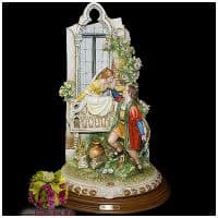 Статуэтка фарфоровая &quot;Ромео и Джульетта&quot;. Высота 45 см. Porcellane Principe Италия