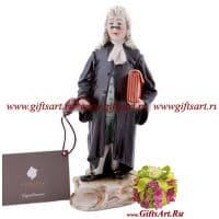 Статуэтка фарфоровая &quot;Судья&quot;. Высота 20 см. Porcellane Principe Италия