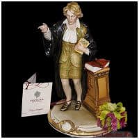 Статуэтка фарфоровая &quot;Женщина юрист в суде&quot;. Высота 24 см. Porcellane Principe Италия