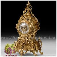 Часы каминные из бронзы 34 см. Испания Virtus 5665