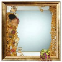 Зеркало настенное &quot;Поцелуй&quot; Густав Климт Размер 60 x 60 см Goebel Германия