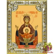 Икона освященная &quot;Неупиваемая чаша икона Божией Матери&quot;, 18x24 см, со стразами