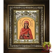 Икона освященная &quot;Мария Магдалина равноапостольная, мироносица&quot;, 14x18 см, в деревянном киоте 20x24 см, 20x24 см