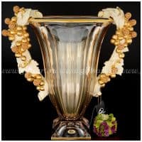 Ваза CEVIK. Хрусталь. Эмали. Золочение. Высота 36 см Стразы Сваровски. Италия