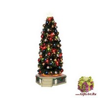 Lemax Новогодняя Елка, движение, музыка, свет адаптер 36*17*15,5 см