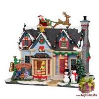 Lemax Лучший украшенный дом. 18*20,7*14,9 см. Адаптер.