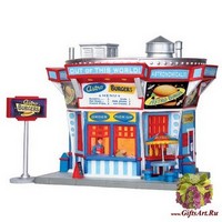 Lemax Фастфуд Астро-бургеры, 22*19*14,3 см