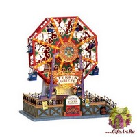 Lemax Аттракцион Викторианское колесо обозрения (движение, звук, свет) адаптер 29,5*33,5*17,5 см