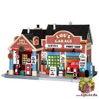 Lemax Домик Автосервис, 23,5*14,5*14,9