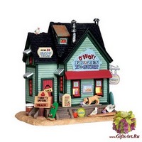 Lemax Магазин свежего йогурта, 16,2*16,6*13,5 см