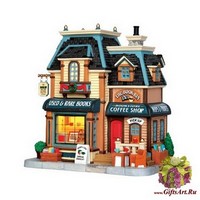 Lemax Домик Книжный магазин, 18,1*19,5*13,3 см