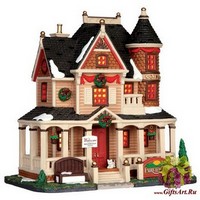 Lemax Домик Гостиница 21.5 х 21,2 х 14,5 см