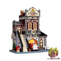 Lemax Пожарный участок,18,8*21,6*13,4 см