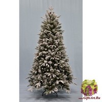 Forest Market Искусственная елка ICE QUEEN FIR заснеженная с шишками (PE + леска + ПВХ) 225 см.