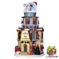 Lemax Обсерватория Санты, движение, музыка, свет. Адаптер 32 х 17,5 х 17 см