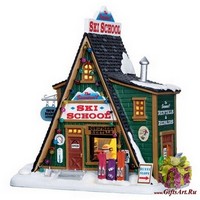 Lemax Домик Лыжная школа 21,5 х 19,5 х 12 см