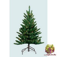 Black Box Ель Аврора на окно,с вплетенной гирляндой 0.9