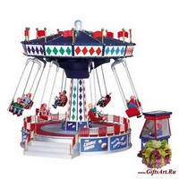 Lemax Космическая карусель (движение, звук, свет) адаптер 24,3*22,5*25,3 см.