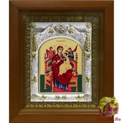 Икона освященная &quot;Божья Матерь Всецарица&quot;, в киоте 20x24 см, 20x24 см