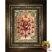 Икона освященная &quot;Древо Пресвятой Богородицы&quot;, в киоте 24x30 см, 24x30 см