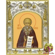 Иконя освященная &quot;Савва Освященный,преподобный&quot;, 14х18 см, 14x18 см