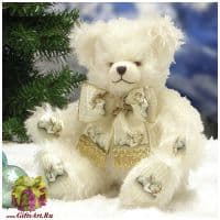 Коллекционный мишка с ангелами Херманн Teddy Bear Hermann Coburg Лимит 250 Германия Высота 27 см